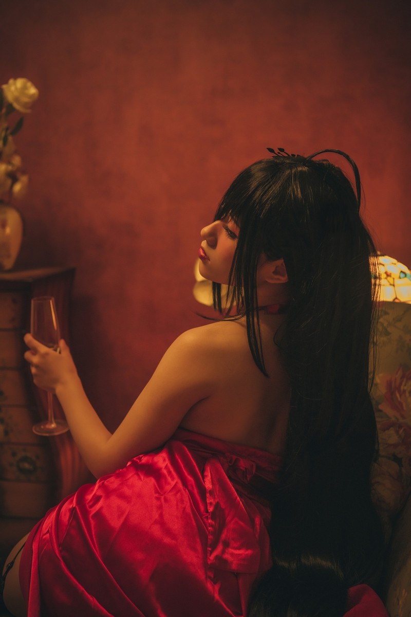 柘烟Zuken 大凤 礼服 Cosplay（Azur Lane Taihou）写真【20P｜358.1MB】插图4