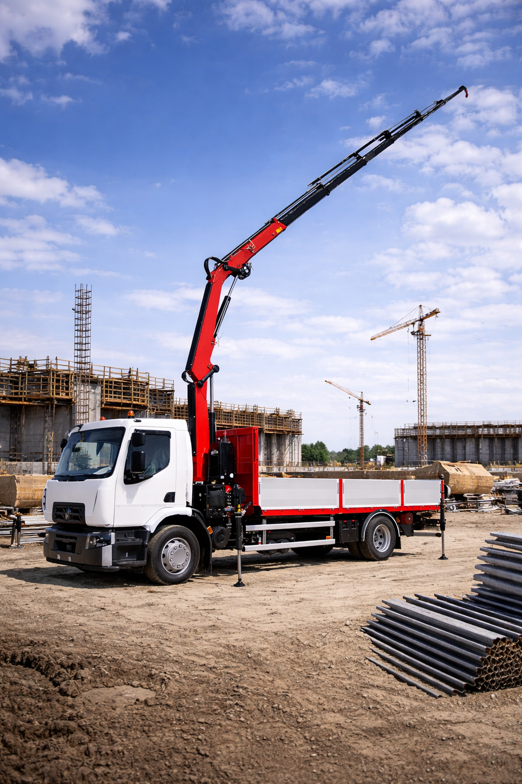 Grue auxiliaire en formation