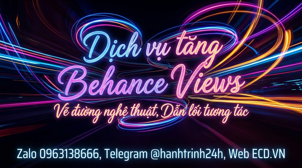 tăng behance views nhanh dành cho designer