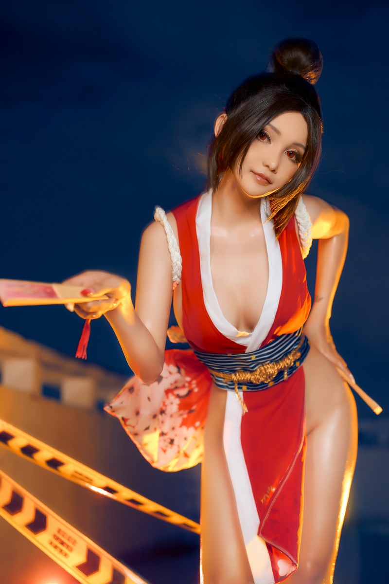 Joyce Lin2x Mai Shiranui Cosplay 性感写真 39P插图7