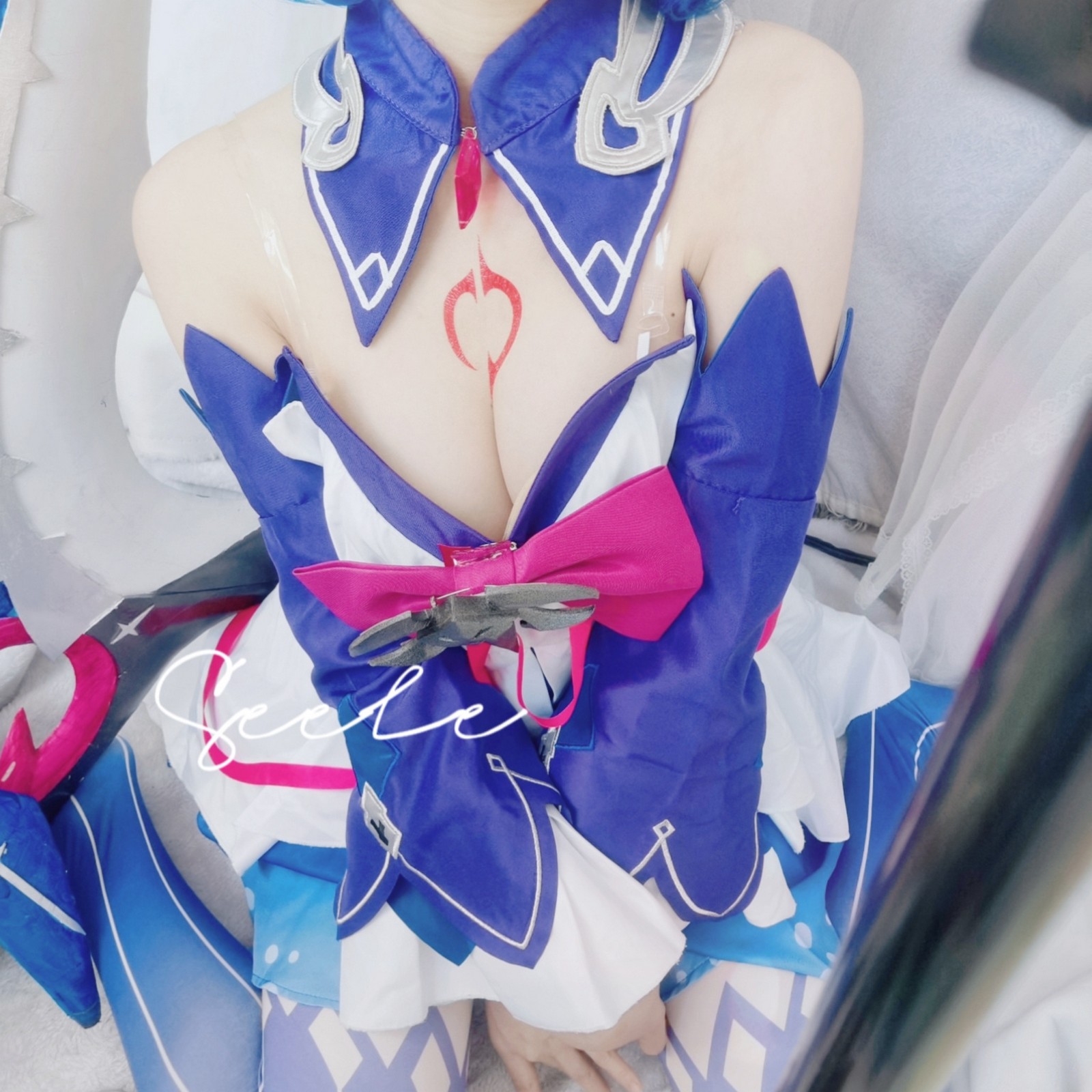 Seele麦麦希儿幻海梦蝶写真集｜梦幻蓝色系高清图集（168P-229.3M）插图