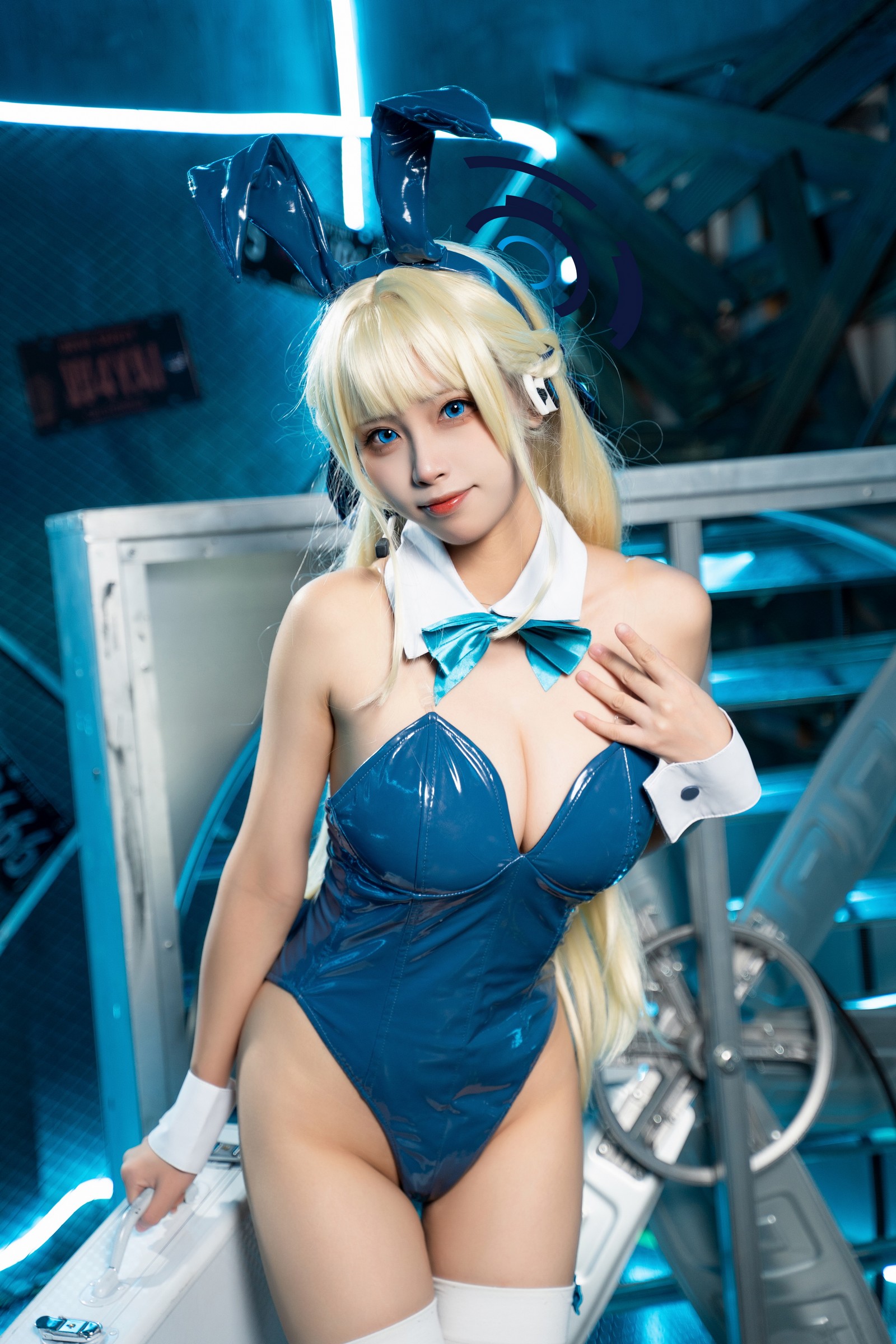 三無人型美女写真：飞鸟马时兔女郎战斗服 COS（60P／389.1M）插图4