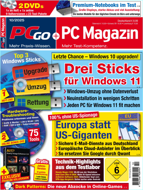 PCgo + PC Magazin Nr 10 September 2025