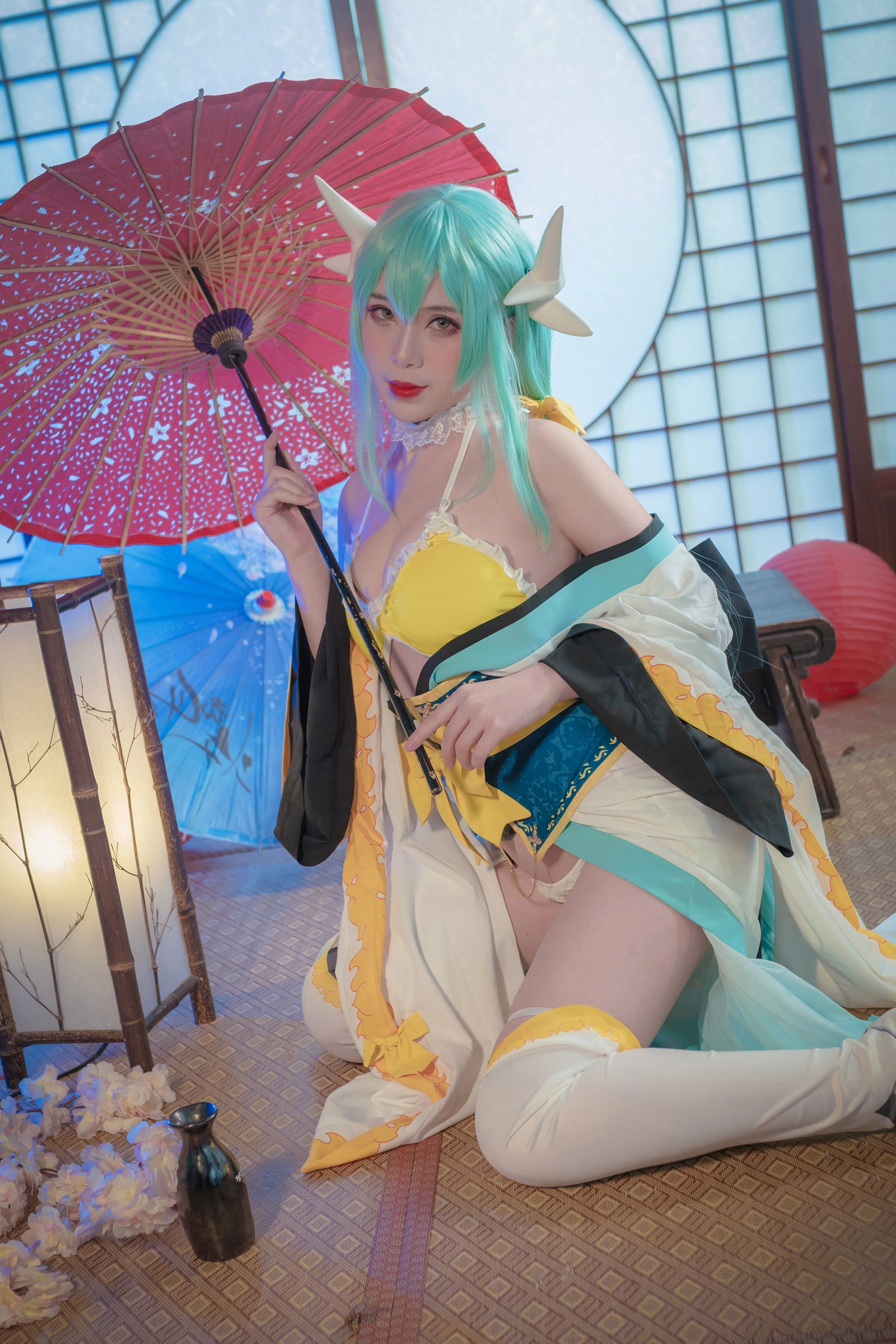 羊大真人 – 清姬泳装 Cosplay 高清写真集（18P-179.5MB）Fate 系列插图1