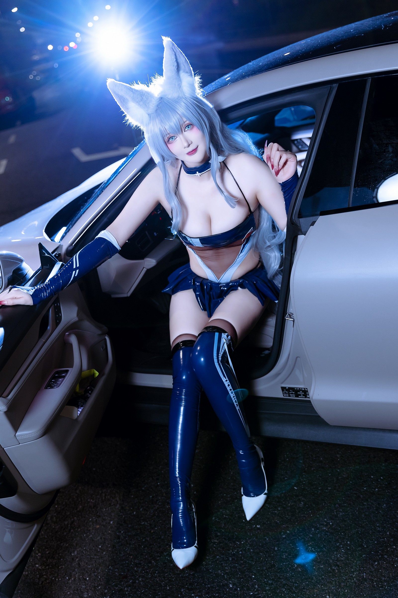 兔胖胖min – 碧蓝航线 信浓 赛车 Cosplay 高清写真集（40P-334.3MB）插图3