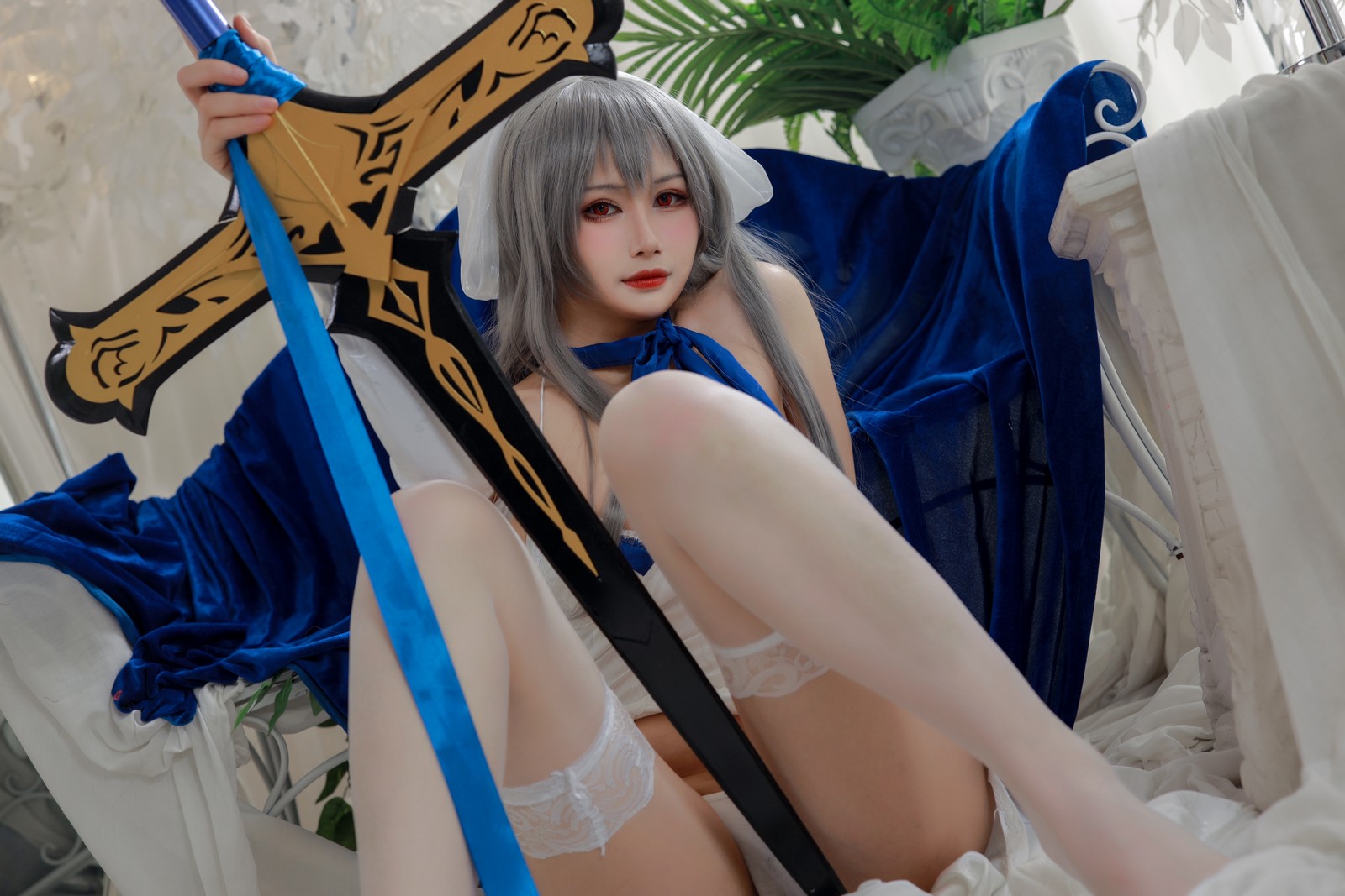 兔胖胖min – 路易九世礼服 Cosplay 高清写真集（37P-177.9MB）优雅系插图5