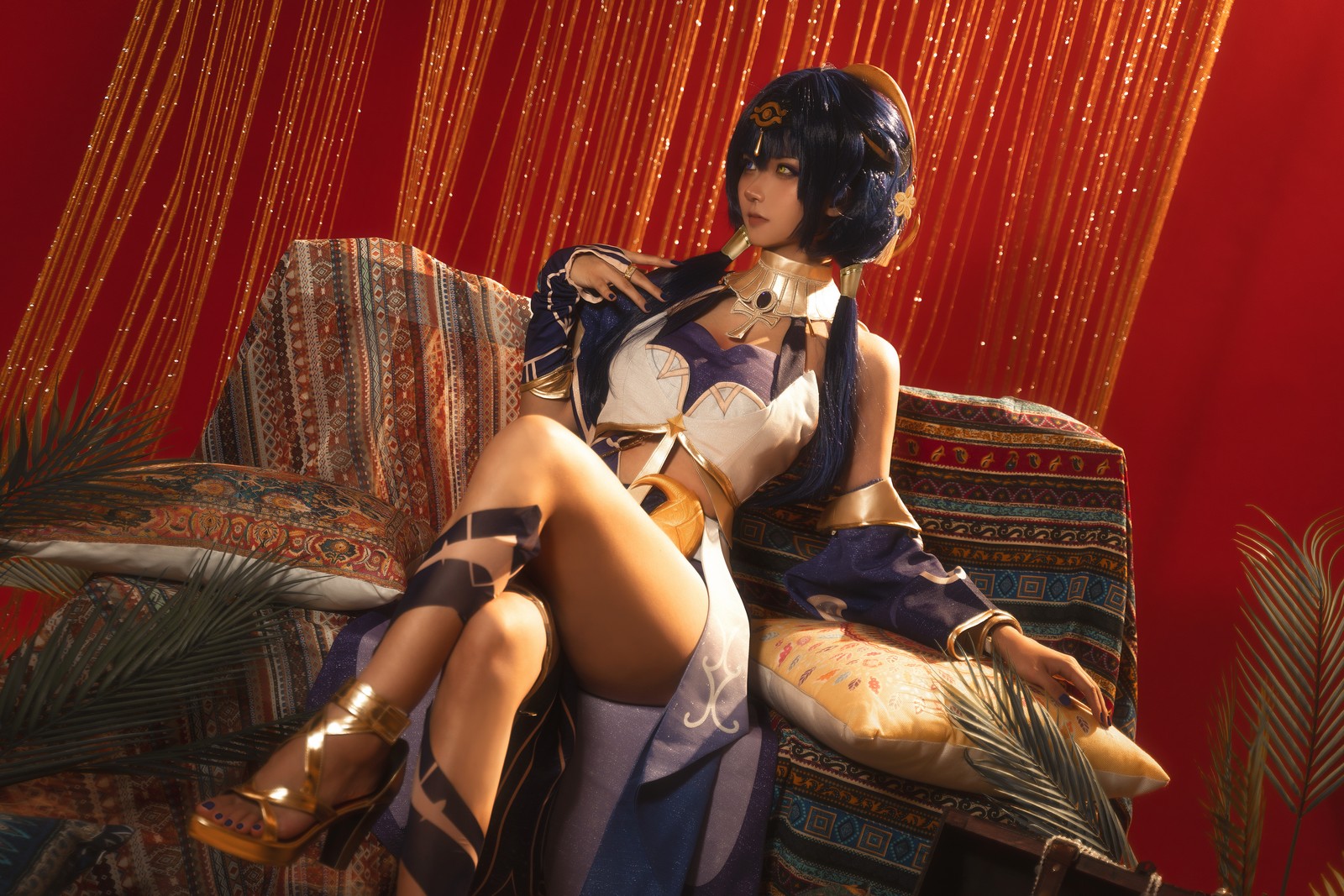 Seya-狮砸 – 原神 坎蒂丝 Candace Cosplay 高清写真（12P-142MB）插图6