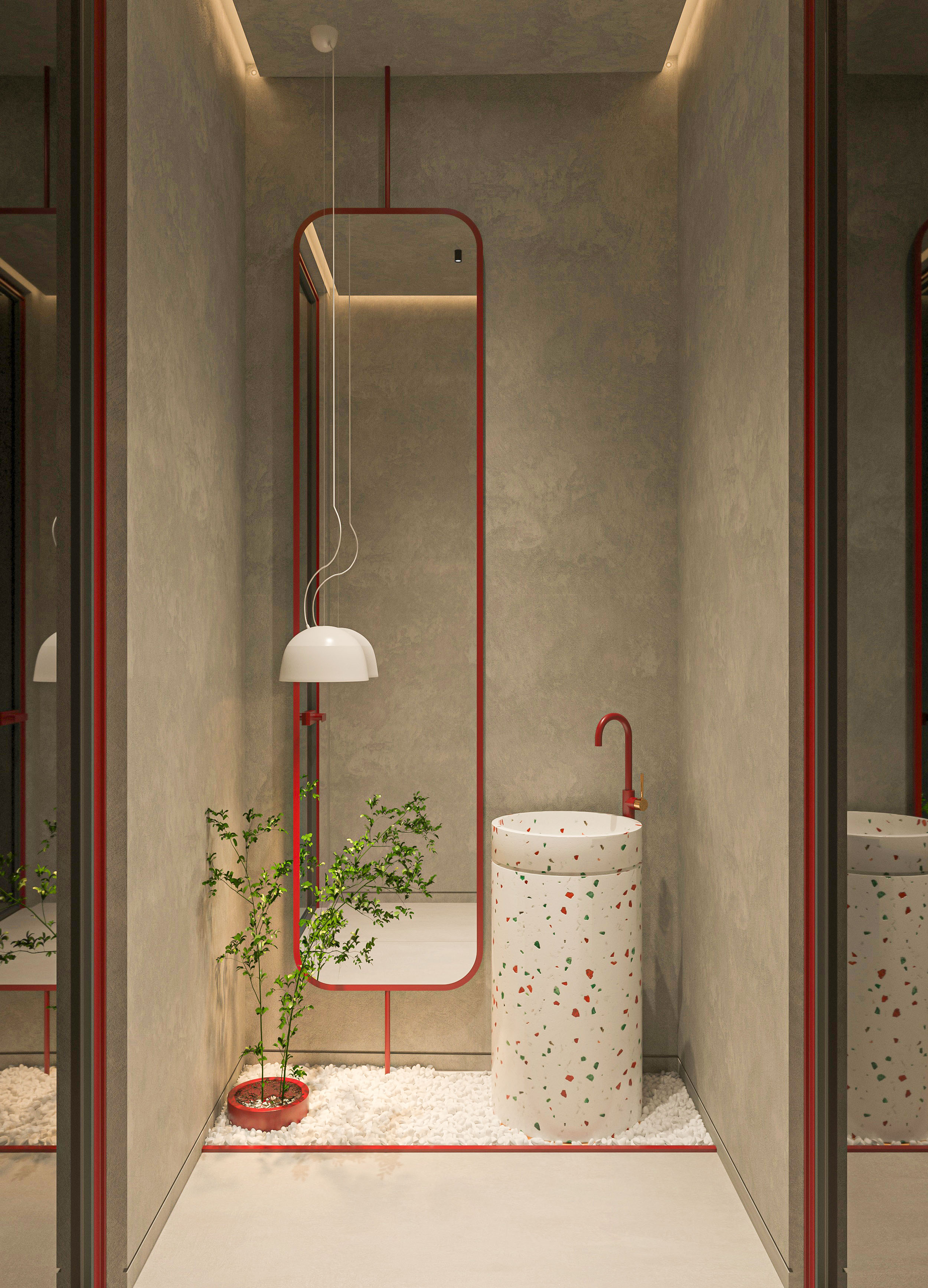 render of lighting design