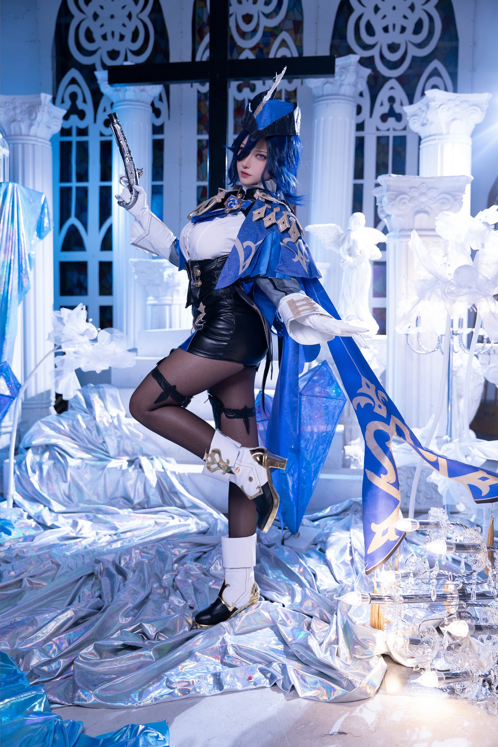 Seya-狮砸 – 原神 克洛琳德 Cosplay 高清写真（9P-104MB）插图2