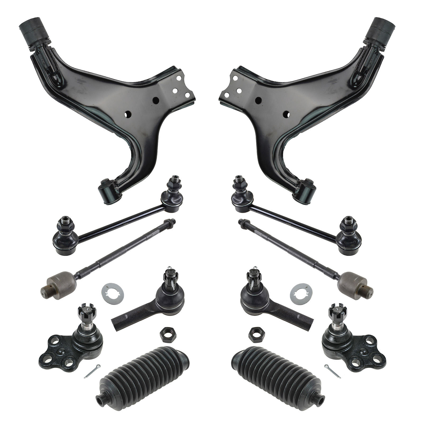New Suspension Kit for Nissan Pathfinder Front End - 12pcs - Picture 2 of 6