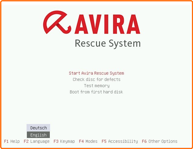 Avira Rescue System 11.2024 Multilingual