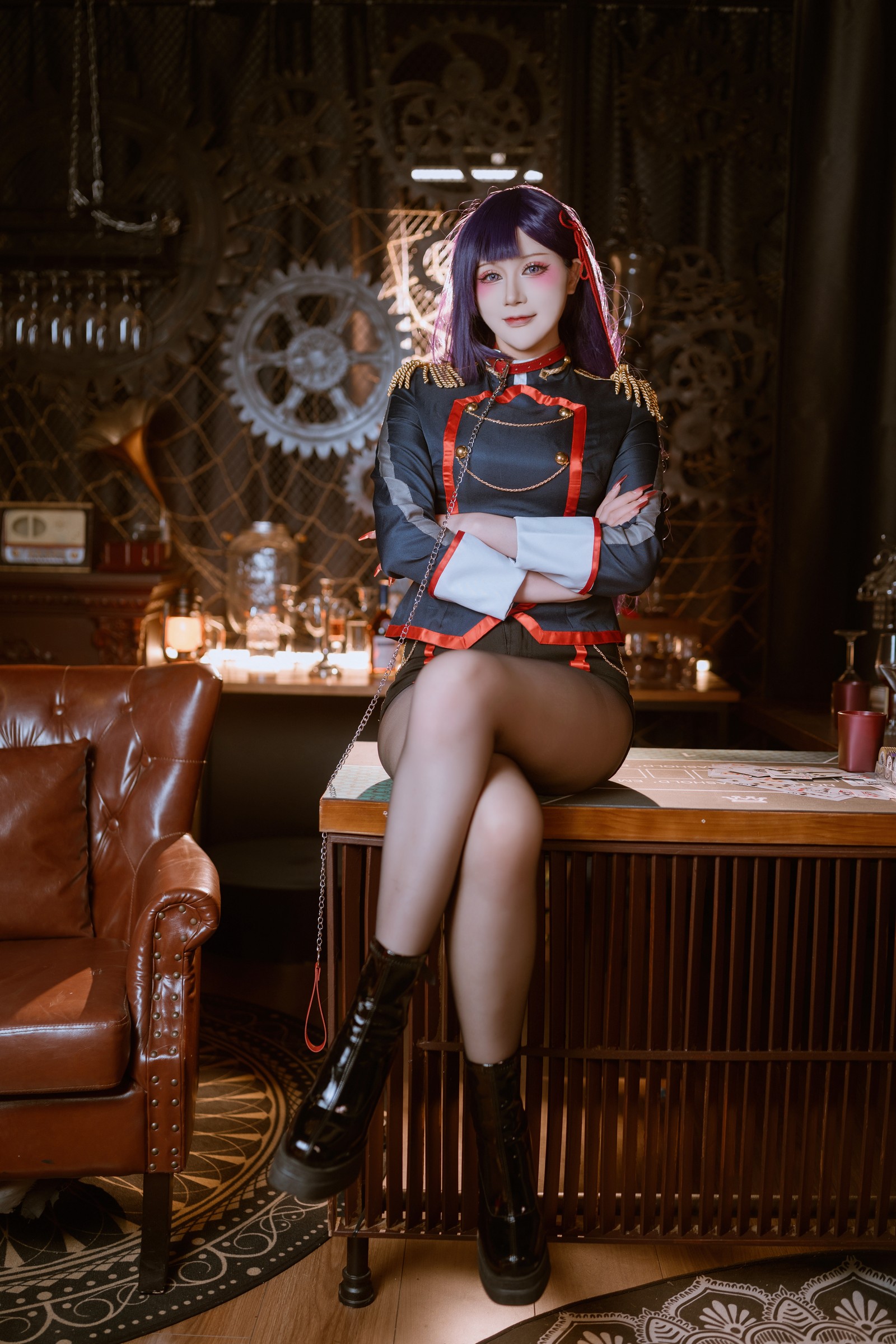 兔胖胖min – 魔都精兵的奴隶 山城恋 Cosplay 高清写真集（40P-575.4MB）插图2