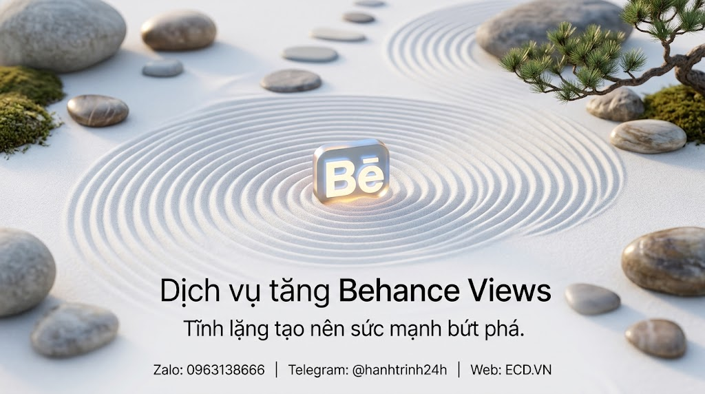 tăng behance views an toàn tăng comment