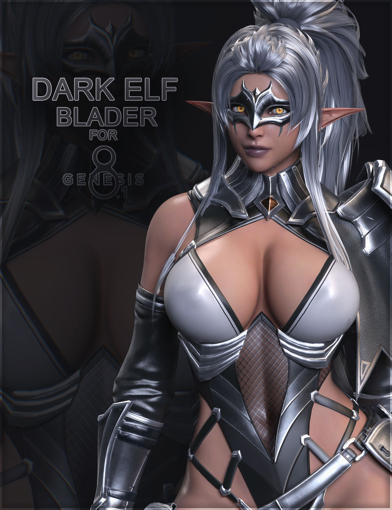 Dark Elf Blader for Genesis 8 and 8.1 Female Dark Elf Blader for Genesis 8 and 8.1 Female