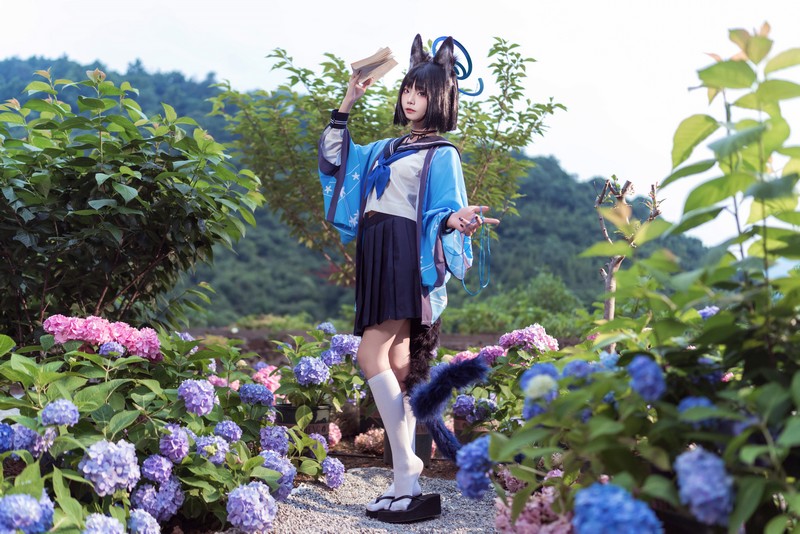 艾西Aiwest 桐生桔梗Cosplay写真图集 高清美图合集 48P (296.8M)插图2