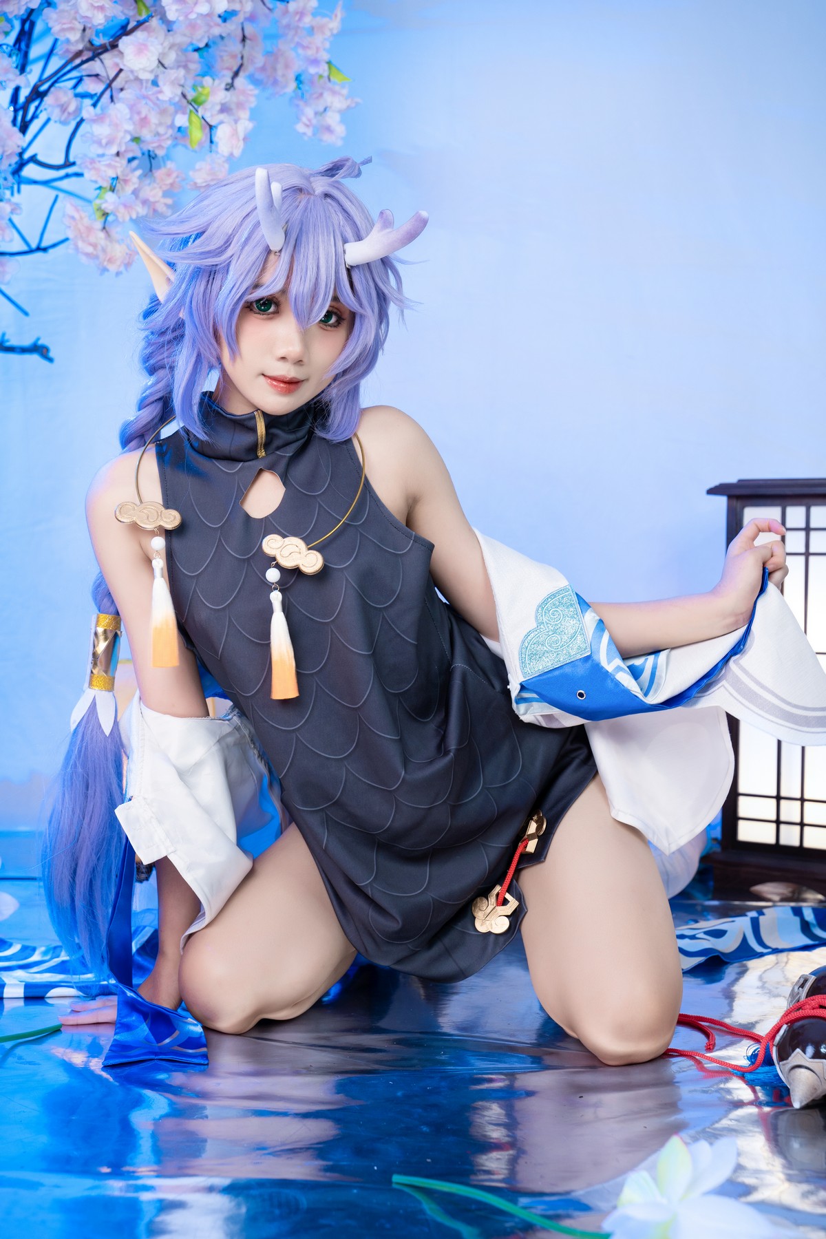 PoppaChan Bailu Cosplay Pack (Honkai Star Rail) – 155 Photos 12 Videos 457MB插图5