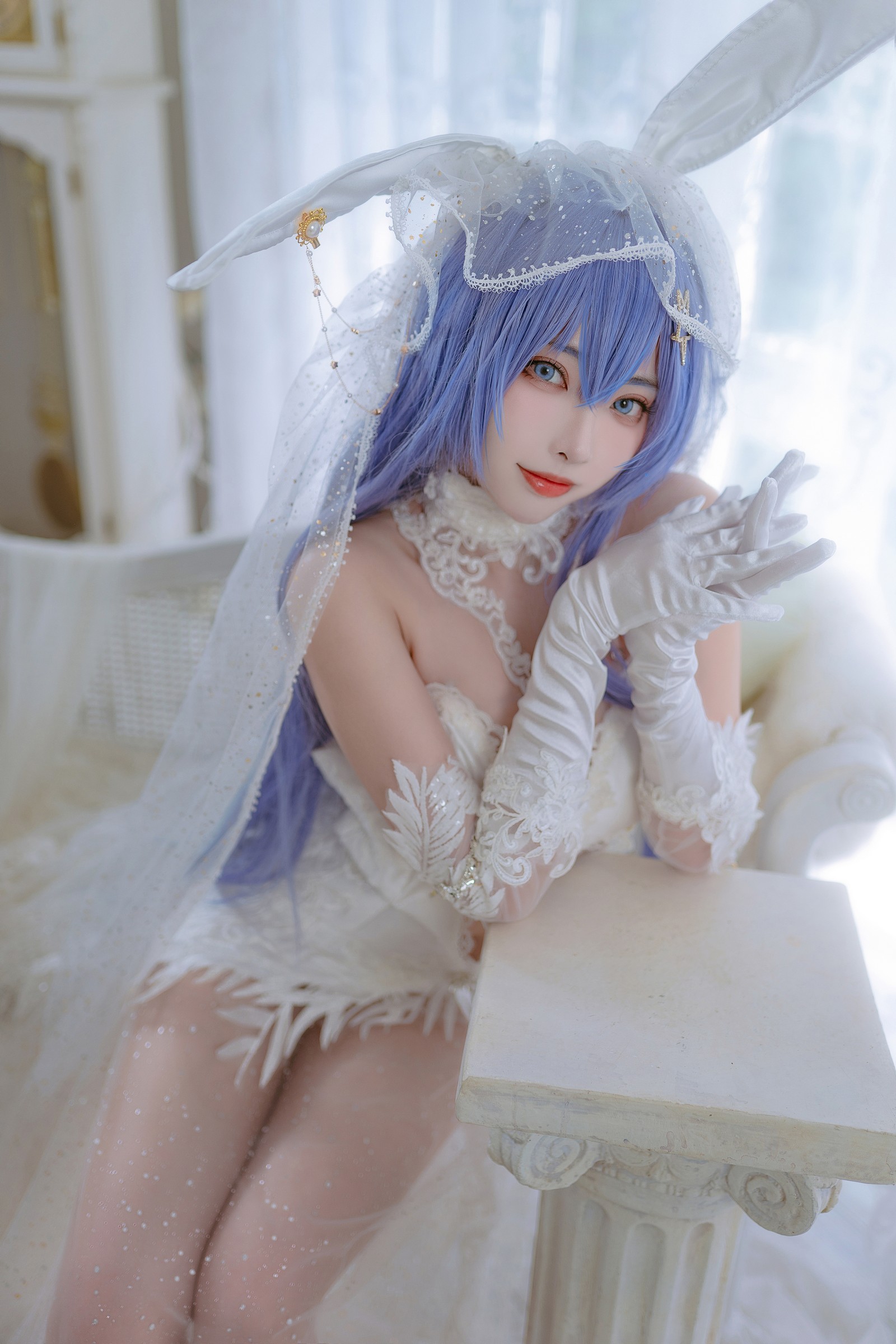 宮本桜 花园花嫁 Cosplay 写真集｜婚纱主题 高清图集（27P｜307MB）插图8
