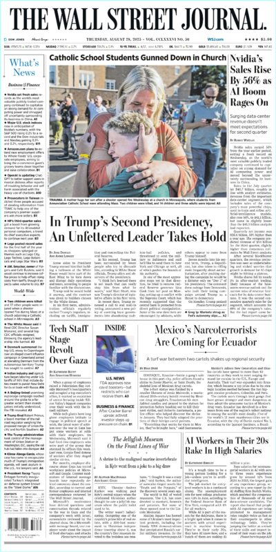 The Wall Street Journal August 28.2025