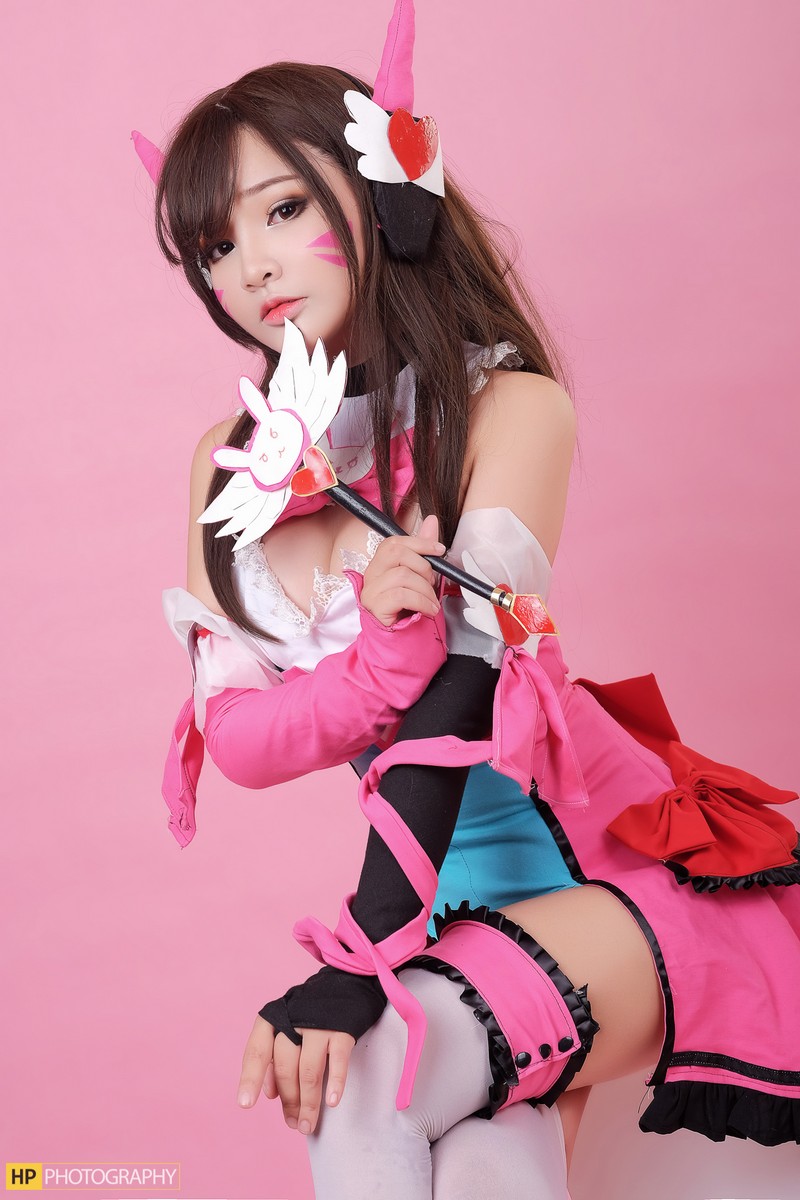 MiMi Chan D.Va 魔法少女 Cosplay 守望先锋写真【10P-26.9M】插图3