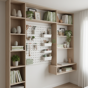 Vertical storage solutions in small apartments