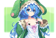 1girl, yoshino (date a live), blue hair, blue eye, Green Coat, animal hood down, s-2957608137