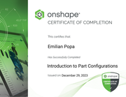 Introduction to Part Configurations OnShape