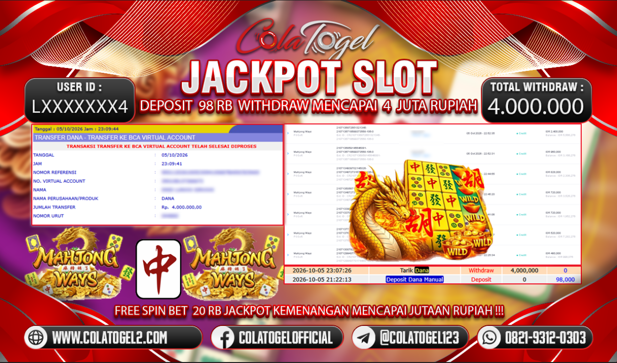JACKPOT SLOT GACORR !!!