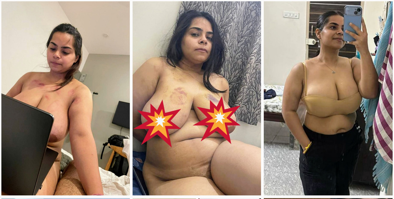 Desi big boob selfie