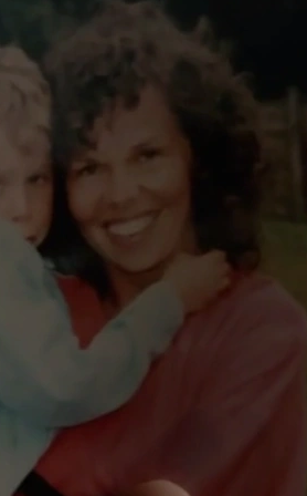 Fitz with his mother