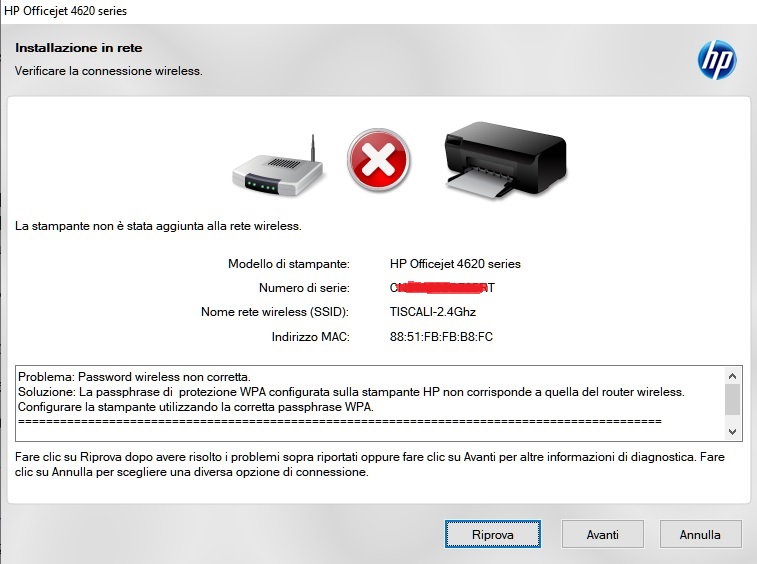 Officejet 4620 offline no longer accepts any passwords for w... - HP  Support Community - 8266488