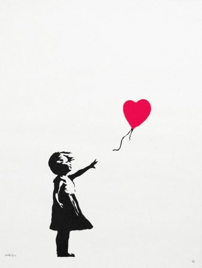 Girl with Balloon 414x550