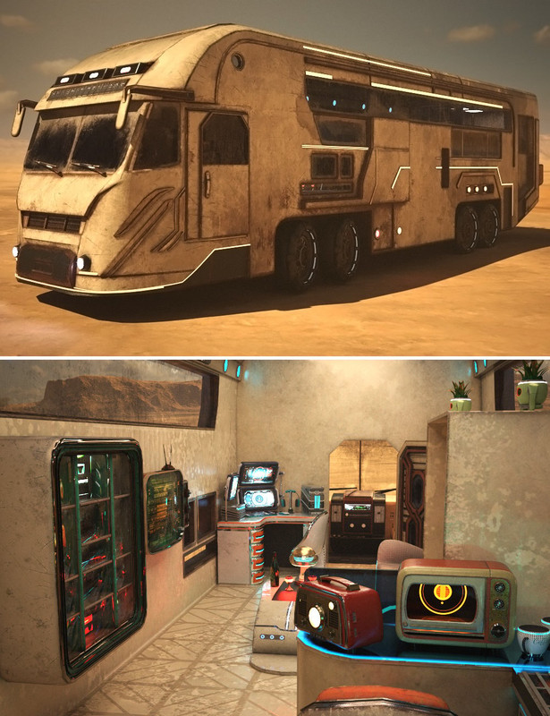 XI Retro Futuristic Motorhome