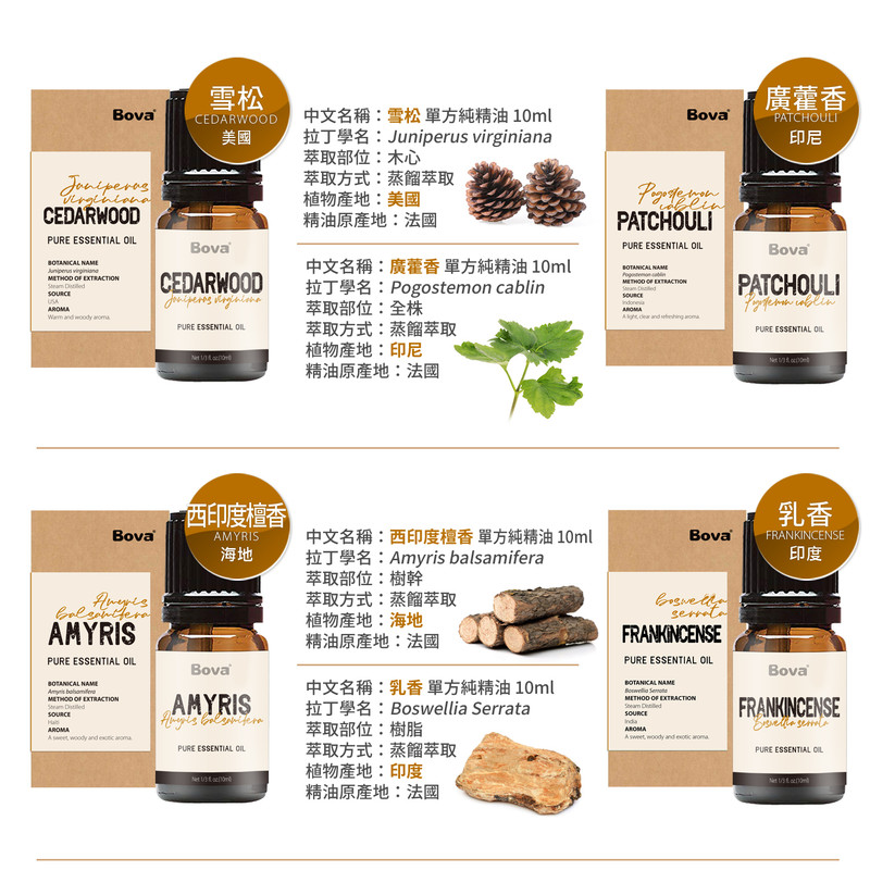 花香調 精油 真正薰衣草 玫瑰天竺葵 5%大馬士革玫瑰 羅馬洋甘菊 - 香薰/精油/線香 - 精油 橘色