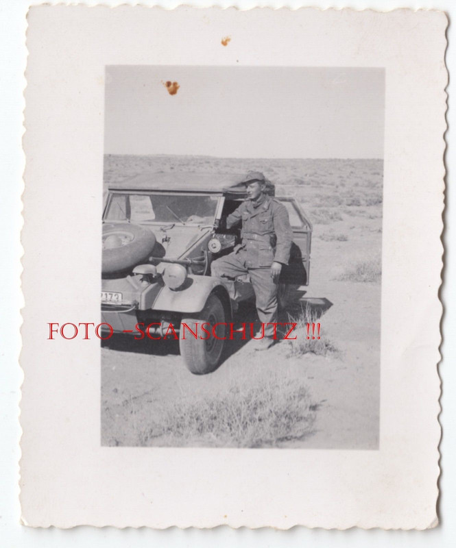DAK Afrika Wehrmacht VW Kübelwagen Feldstellung 