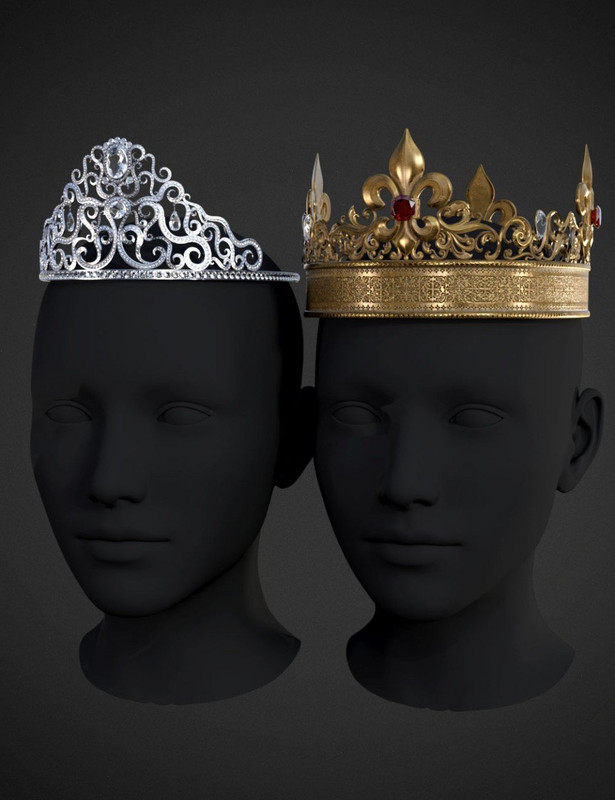 Royal Crowns for Genesis 8 Female(s)