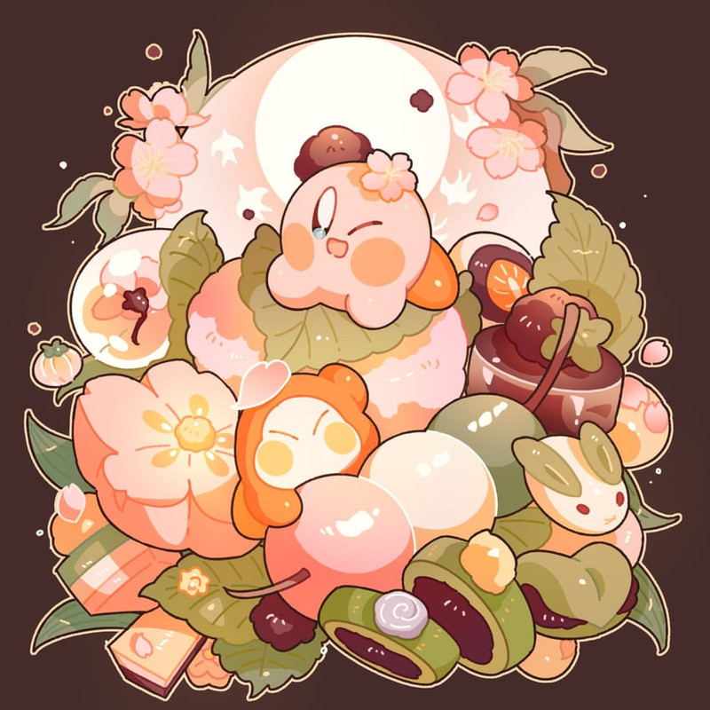 kirby-and-waddle-dee-kirby-drawn-by-glef