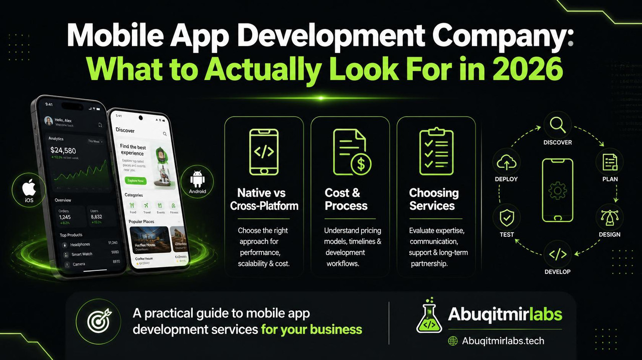 Mobile App Development Company: What to Actually Look For in 2026