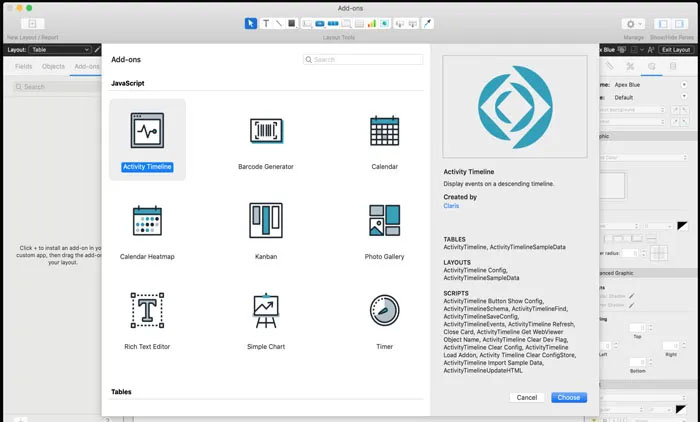 Características novedades en FileMaker Pro Advanced