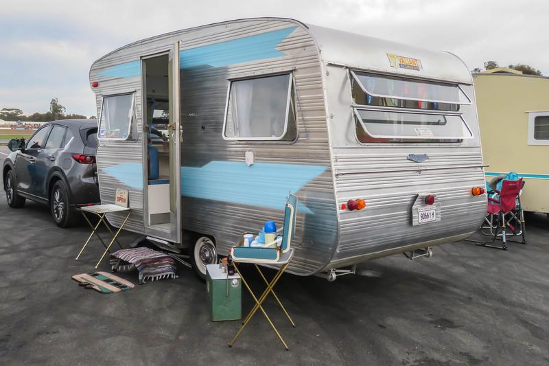2019 4th annual caravans at Historic Winton (vic) Vintage Caravans
