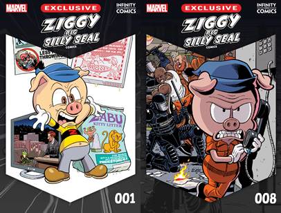 Ziggy Pig and Silly Seal - Infinity Comic 001-008 (2022)