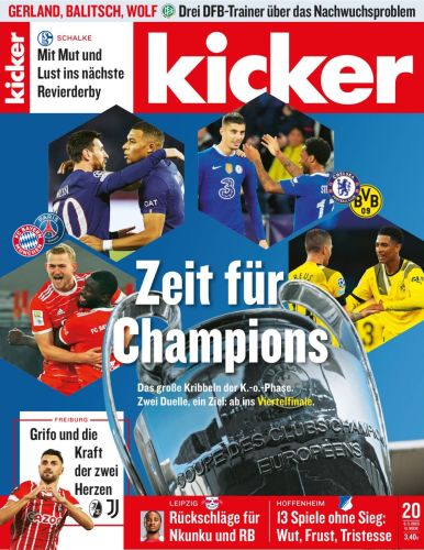 Cover: Kicker Sportmagazin No 20 vom 06  M&auml;rz 2023