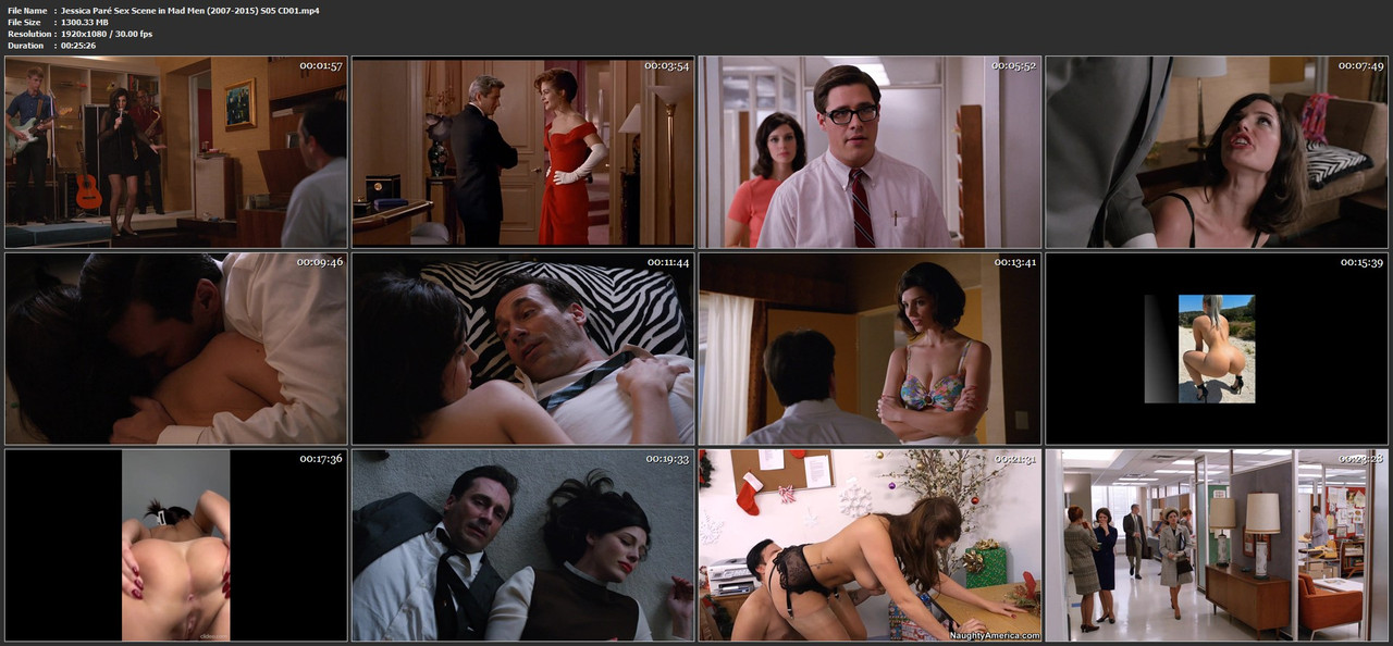 Jessica Paré Sex Scene in Mad Men (2007-2015) S05 CD01.mp4