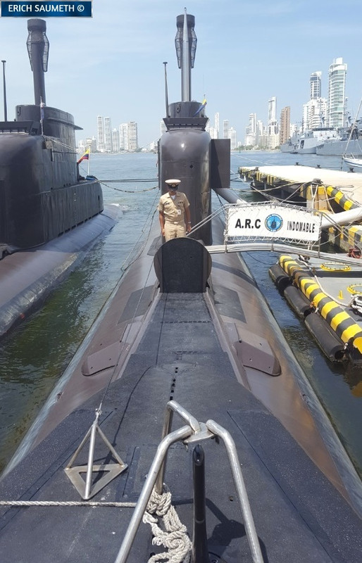 Colombia concluye el recambio de baterías en uno de sus submarinos U206A