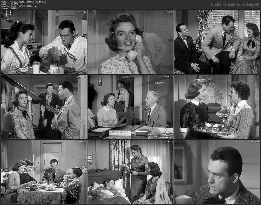 The Donna Reed Show S01E01 Weekend Trip.mkv