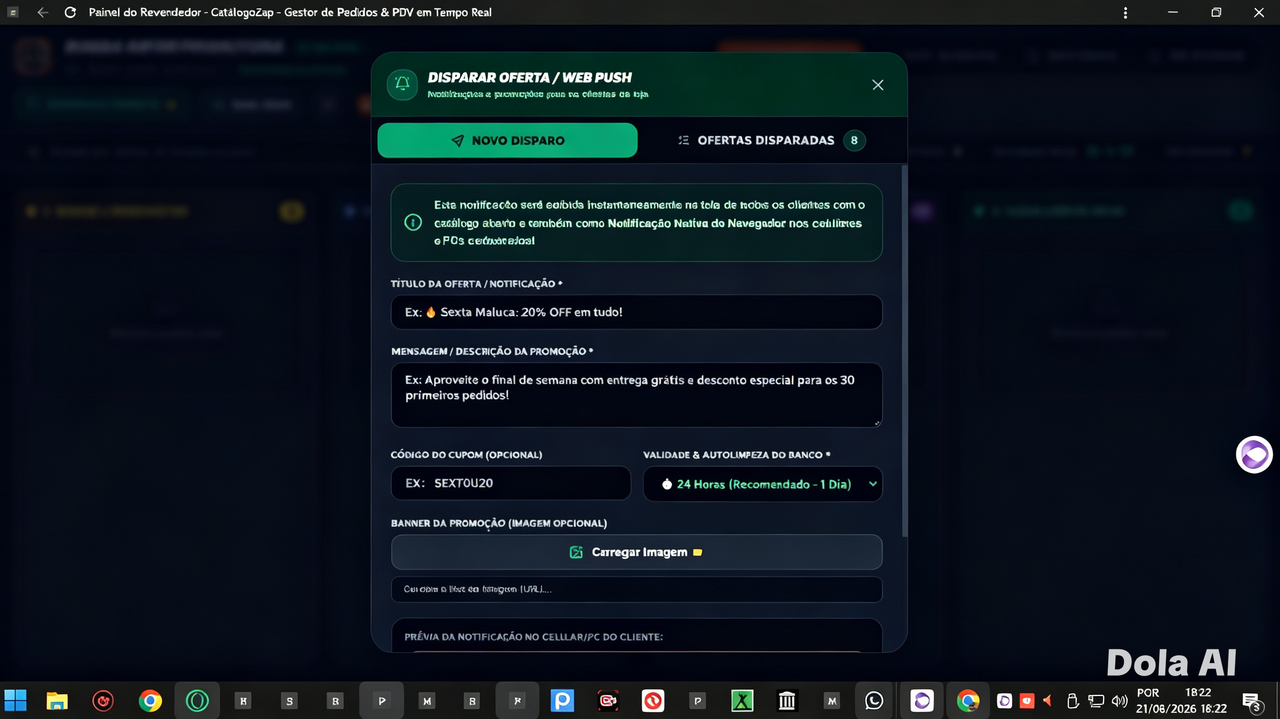 Disparador de Ofertas Instantâneo