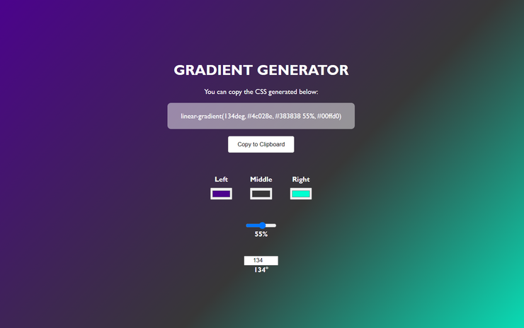 Gradient Background Generator Project Logo
