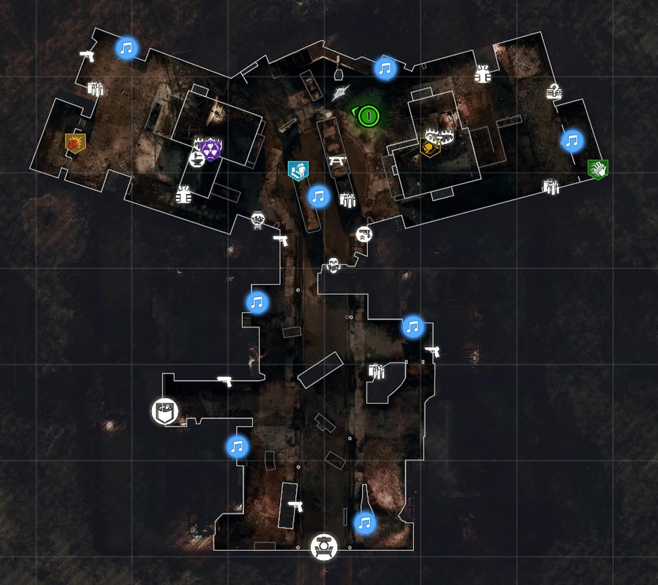 Note locations