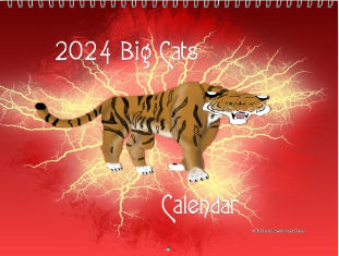 2024 Big Cats Calendar