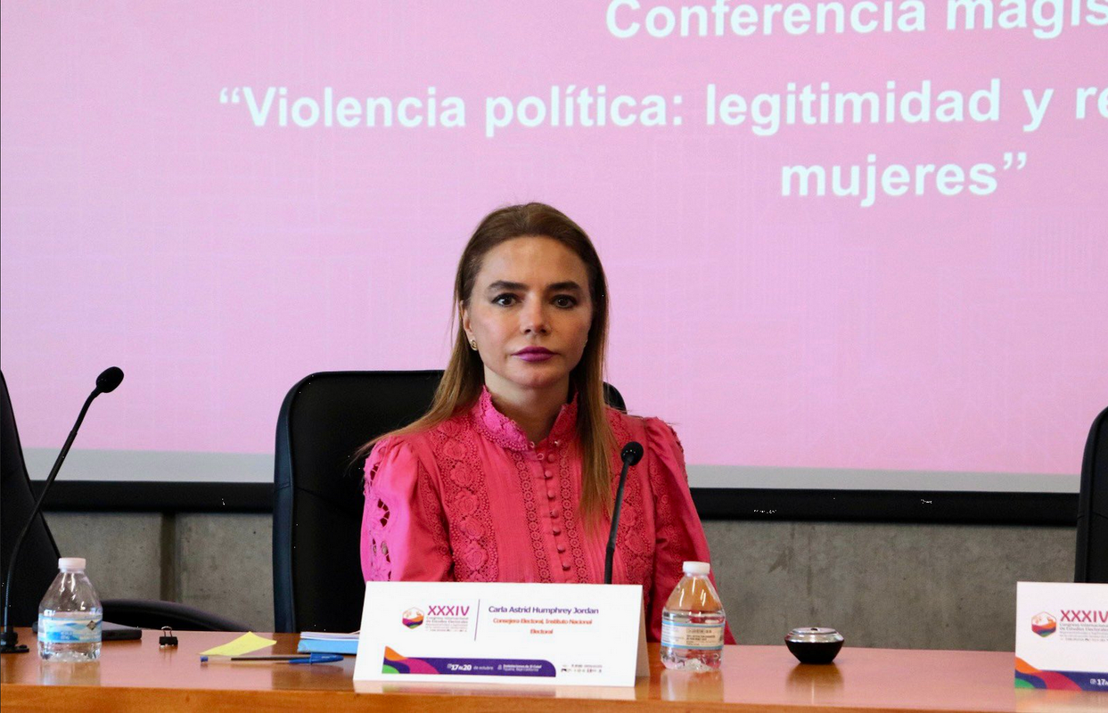 Carla Humphrey asegura que se limita el acceso a las mujeres a cargos de elección popular