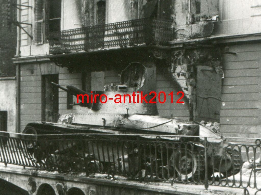 Panzerregiment 11, zerstörter frz. Panzer, Epina